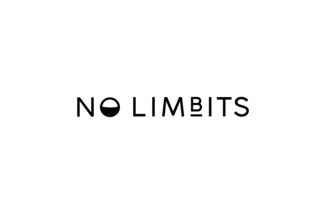 No Limbits adaptive clothing company logo in black on a white background